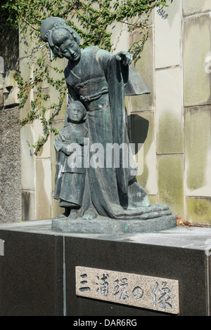 Japan, Nagasaki, Glover Garden, Madame ButterflyStatue Stockfotografie