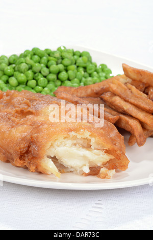 Closeup zerschlagen Schellfisch Stockfoto