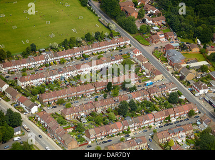 Suburban Häuser, Nord-London, UK Stockfoto