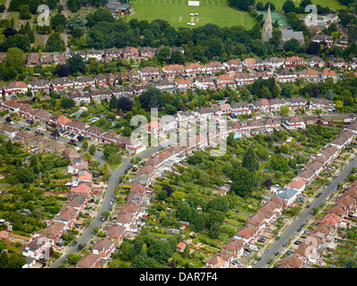 Suburban Häuser, Nord-London, UK Stockfoto