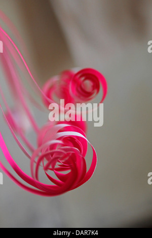 Papierstreifen von einem Lightner. Stockfoto