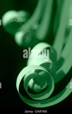 Papierstreifen von einem Lightner. Stockfoto