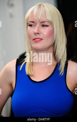 London, UK. 16. Juli 2013. Lehrling Sieger Stella Englisch besucht die große Promi-Party bei Amika in Mayfair. Bildnachweis: Siehe Li/Alamy Live News Stockfoto