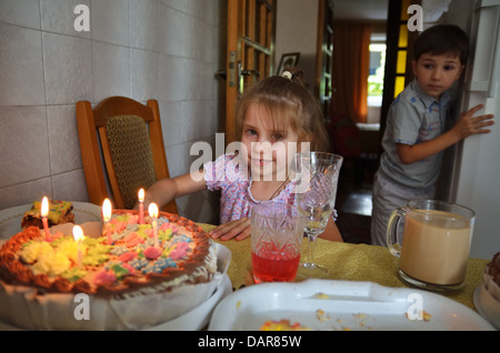 Kindergeburtstag, Ukraine Stockfoto