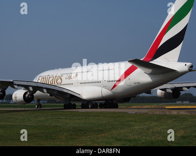 A6-EWG Emirates Airbus A380-861 - Cn 110 auf dem Flughafen Schiphol (Amsterdam Airport) 22 Stockfoto