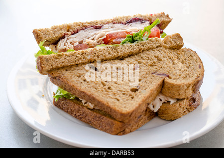 Truthahn-sandwich Stockfoto