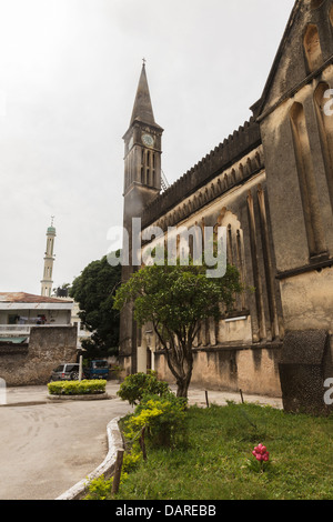 Afrika, Tansania, Sansibar, Stone Town. Ansicht der Christuskirche. Stockfoto