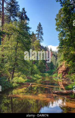 USA, Arizona, Sedona, Oak Creek Canyon West Fork Trail Stockfoto