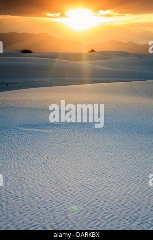 USA, New Mexiko, White Sands National Weg Stockfoto