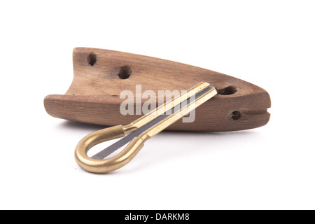 alten Kiefer-Harfe Stockfoto