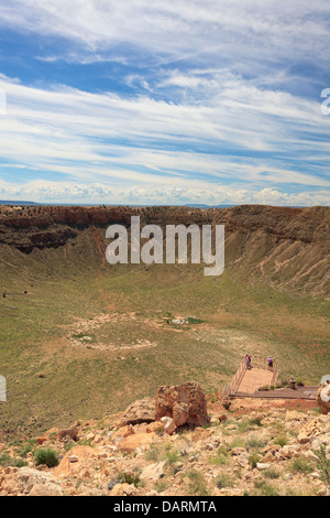 USA, Arizona, Holbrook, Meteorkrater Stockfoto