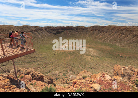 USA, Arizona, Holbrook, Meteorkrater Stockfoto