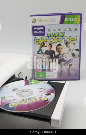 Kinect Sports Videospiel für die Xbox 360 veröffentlicht Stockfoto