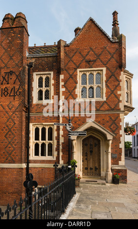 Normannischer Turm Haus in Crown Street Bury St Edmunds Stockfoto