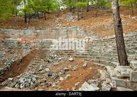 Asien, Ägypten, Provinz Mugla, Ausgrabung von Cadianda Nördlich von Fethiye Stockfoto