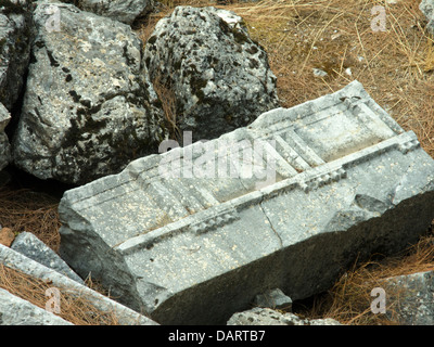 Asien, Ägypten, Provinz Mugla, Ausgrabung von Cadianda Nördlich von Fethiye Bei Yesil Üzümlü. Stockfoto