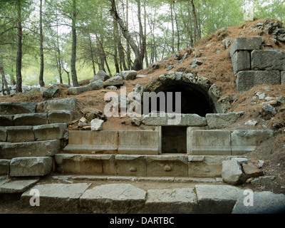 Asien, Ägypten, Provinz Mugla, Ausgrabung von Cadianda Nördlich von Fethiye Bei Yesil Üzümlü. Stockfoto