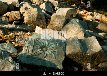 Asien, Ägypten, Provinz Mugla, Ausgrabung von Cadianda Nördlich von Fethiye Bei Yesil Üzümlü. Stockfoto