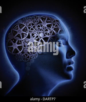 Der menschlichen Kognition Konzept Abbildung Stockfoto
