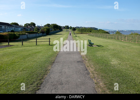 Cliff Walk Penarth Stockfoto