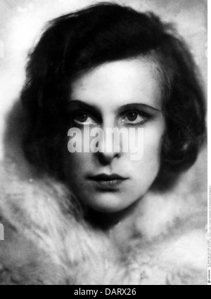 Riefenstahl, Leni, 22.8.1902 - 8.9.2003, deutsche Schauspielerin und Regisseure, Porträt, Anfang der 1930er Jahre, Stockfoto
