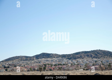 LOS ANGELES CA. - Landschaften von Palmdale in Palmdale, Kalifornien am 11. Januar 2008. Stockfoto