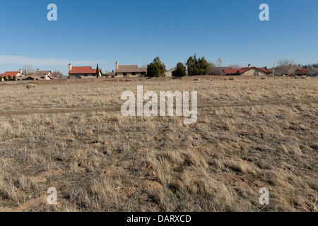 LOS ANGELES CA. - Landschaften von Palmdale in Palmdale, Kalifornien am 11. Januar 2008. Stockfoto