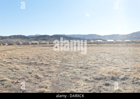 LOS ANGELES CA. - Landschaften von Palmdale in Palmdale, Kalifornien am 11. Januar 2008. Stockfoto