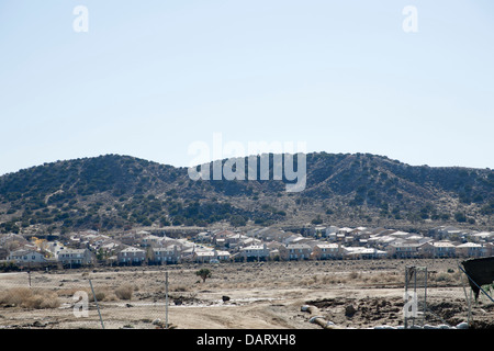 LOS ANGELES CA. - Landschaften von Palmdale in Palmdale, Kalifornien am 11. Januar 2008. Stockfoto