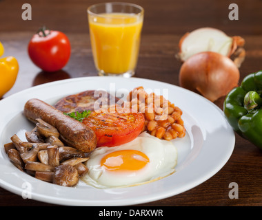 Vegetarisches Frühstück Stockfoto