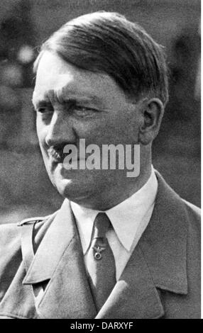 Hitler, Adolf, 20.4.1889 - 30.4.1945, deutscher Politiker (NSDAP), Reichskanzler 30.1.1933 - 30.4.1945, Porträt, 1936.,