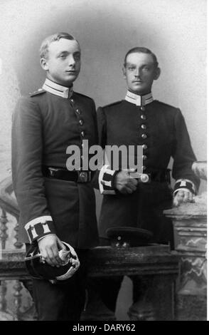 Militär, Deutschland, deutsche Soldaten, um 1900, Zusatzrechte-Clearences-nicht vorhanden Stockfoto