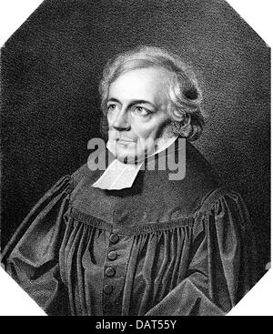 Schleiermacher, Friedrich Daniel Ernst, 21.11.1768 - 12.2.1834, deutscher Theologe, Philosoph, Holzstich, 19. Jahrhundert Stockfoto