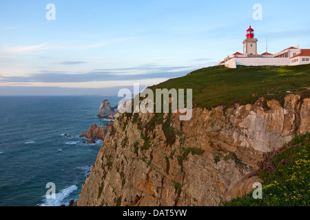 Leuchtturm, Cabo da Roca, Portugal - westlichsten Punkt Europas Stockfoto