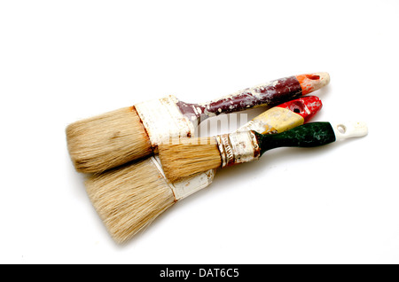 Bürsten verwendet Stockfoto