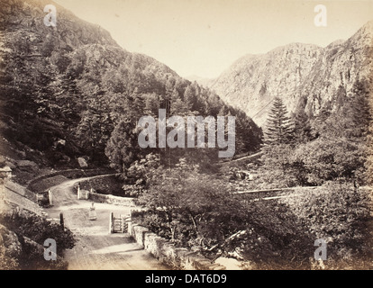 Beddgelert, Pass Aberglaslyn, von der Straße (515) M.2008.40.202.15 Stockfoto