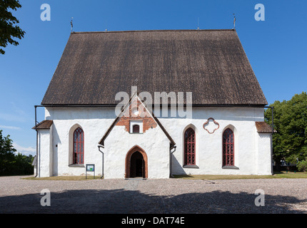 Mittelalterliche Kirche in Porvoo, Finnland Stockfoto