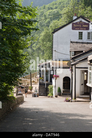 Symonds Yat West Herefordshire England UK Ye Olde Ferrie Inn Stockfoto