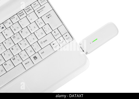3G-USB-Modem für den WLAN-Internetzugang Stockfoto