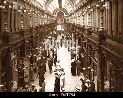 Birmingham Great Western Arcade frühen 1900er Jahren Stockfoto
