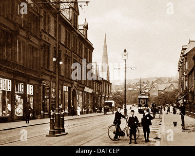 Blackburn Preston neue Straße 1900 Stockfoto