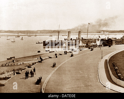 Fleetwood-Isle Of Man-Raddampfer frühen 1900er Jahren Stockfoto