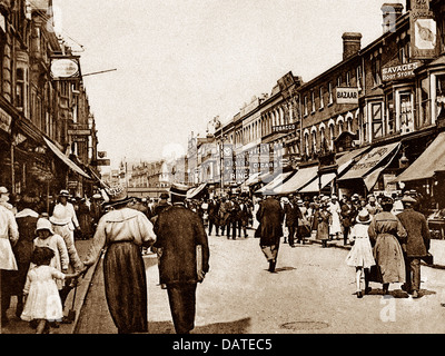 Southend High Street 1900 Stockfoto