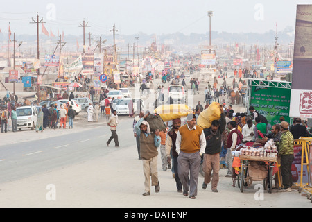 Kumbh Mela 2013 in Allahabad, Indien Stockfoto