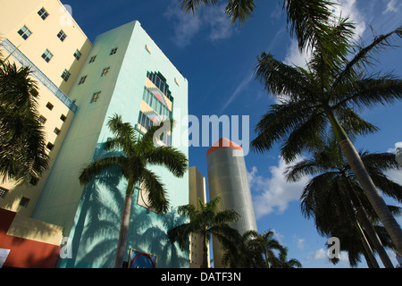 ART-DÉCO-STIL GEBÄUDE WASHINGTON AVENUE MIAMI BEACH FLORIDA USA Stockfoto