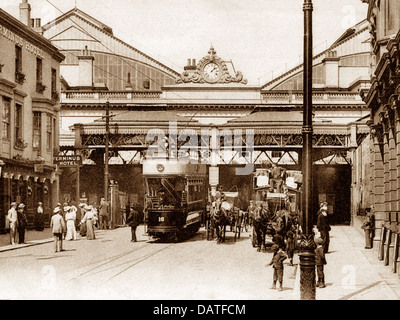 Brighton Railway Station frühen 1900er Jahren Stockfoto