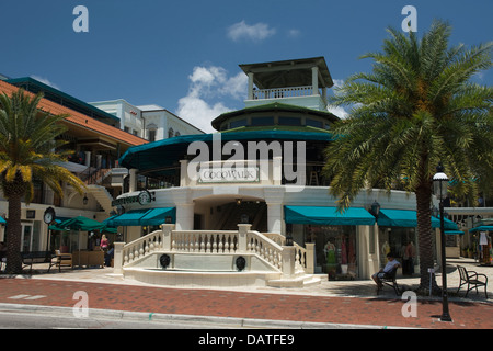 COCO WALK EINKAUFSZENTRUM COCONUT GROVE MIAMI FLORIDA USA Stockfoto