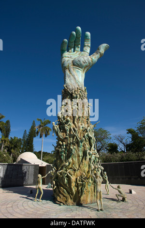 HOLOCAUST MEMORIAL SKULPTUR (© Kenneth Treister 1990) MIAMI BEACH, Florida USA Stockfoto