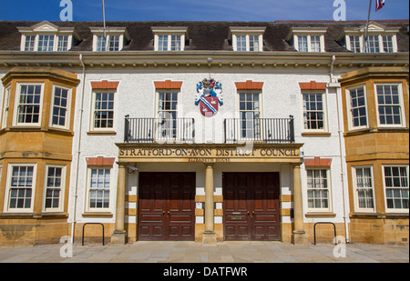 Stratford On Avon Gemeindeverwaltung in Elizabeth House, Stratford Upon Avon Stockfoto