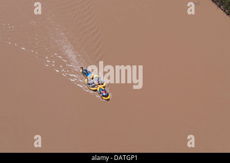 Rafting auf dem Colorado River Stockfoto